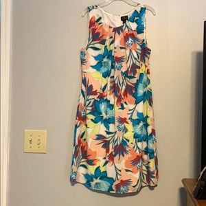 Floral print dress. Women’s 8 — Worthington